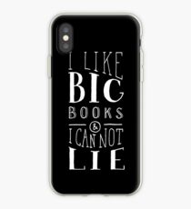 I Like Big Books (Black) iPhone Case