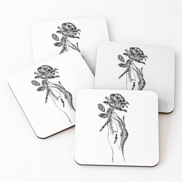 Item preview, hand holding a rose designed and sold by DaryaGeft.