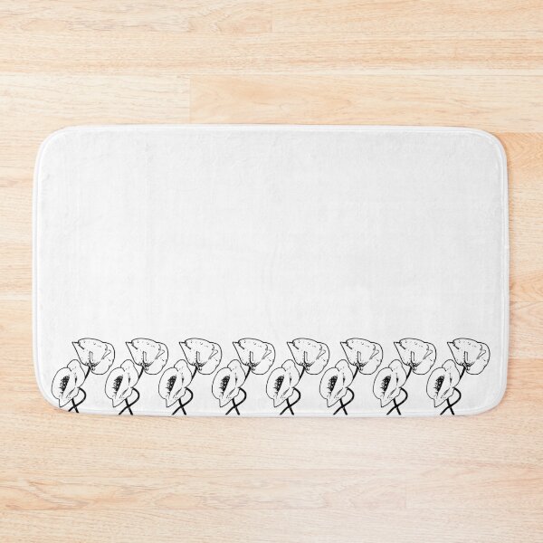 Item preview, Minimalist Remembrance Day poppy field classic black and white duo designed and sold by Deegital18.