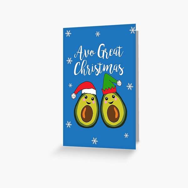 Item preview, Avo Great Christmas Funny Avocados Food Pun designed and sold by HotHibiscus.