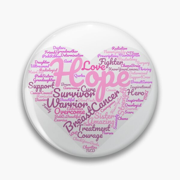 Item preview, Breast Cancer Love, Hope, Survivor, Warrior designed and sold by Inspired2Live.