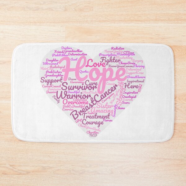 Item preview, Breast Cancer Love, Hope, Survivor, Warrior designed and sold by Inspired2Live.