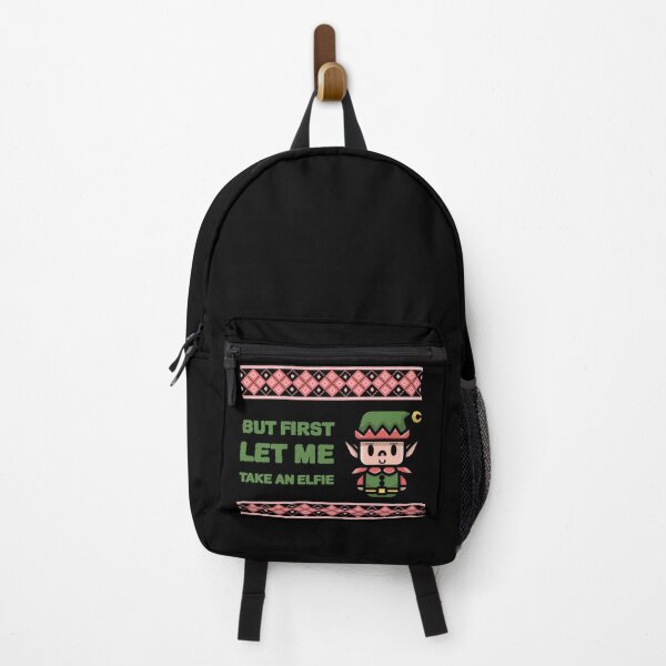 Item preview, Christmas Elf - Let me Take an Elfie pun designed and sold by Beyond Words.