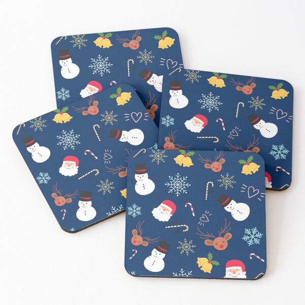 Item preview, Cute Christmas Pattern | Santa, Jingle Bells, Snowman designed and sold by Moodyandmellow.