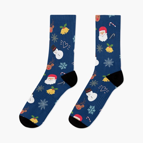 Item preview, Cute Christmas Pattern | Santa, Jingle Bells, Snowman designed and sold by Moodyandmellow.