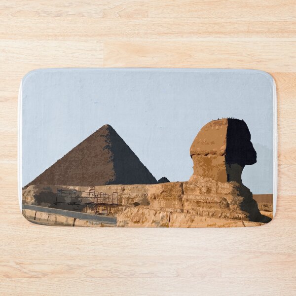 Item preview, Great Sphinx and Pyramids in Giza, Egypt designed and sold by ShopieHome.