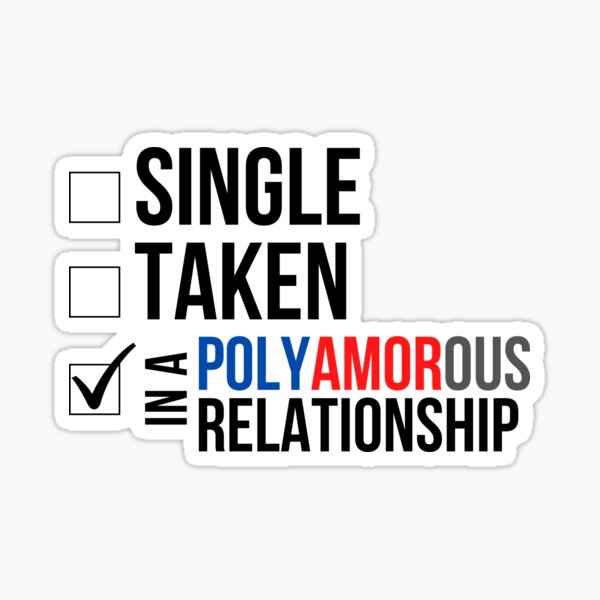 In A Polyamorous Relationship | Polyamory | Polyam Sticker
