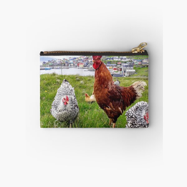 Item preview, Rooster and hens Sea view Faroe Islands designed and sold by Tanja Dianova.