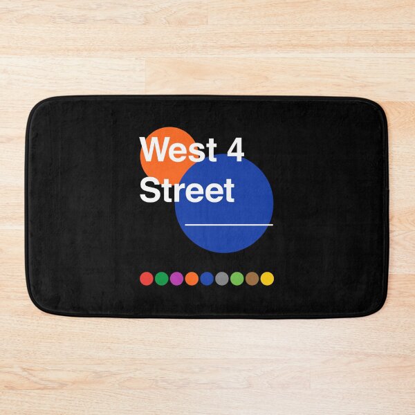 Item preview, West 4 Street Manhattan New York City Subway designed and sold by ClickForMore.