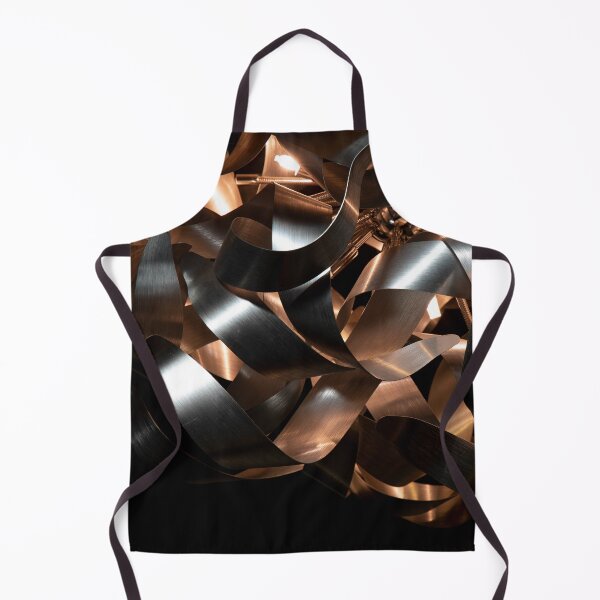 Item preview, Abstract silver copper metal texture on black background designed and sold by NinelRo.