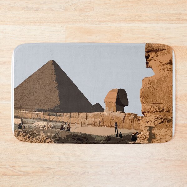 Item preview, Great Sphinx and Egyptian Pyramids of Giza designed and sold by ShopieHome.