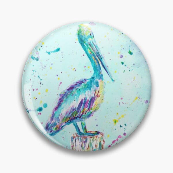 Item preview, Pelican Watercolor splash designed and sold by Barbny.