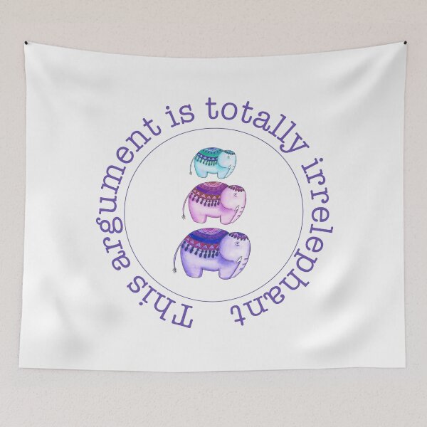Item preview, Totally irrelephant designed and sold by Home Cyn Home.