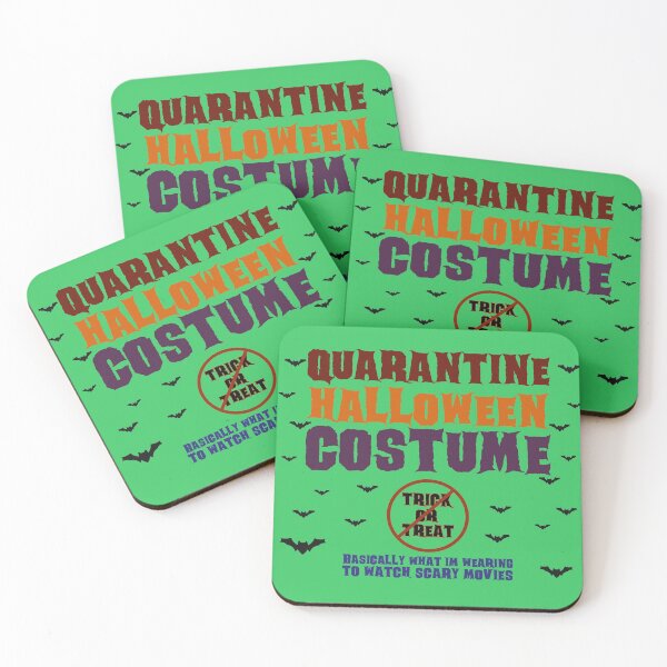 Item preview, Quarantine Halloween Costume - No Trick or Treating Scary Movie Time - Green designed and sold by AJ-DesignCo.
