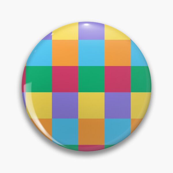 Item preview, multicolor square pattern designed and sold by ZANGRAM.