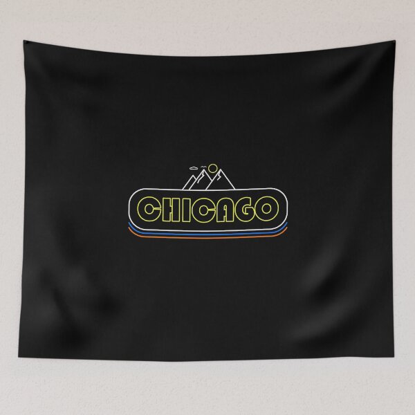 Item preview, Chicago Illinois Neon Lights - Souvenir - Gift - Hometown - Hiking - Nature designed and sold by HappyTees Lab.