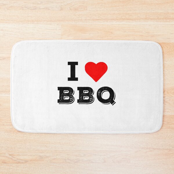 Item preview, I Love Barbecue - White Background designed and sold by GabryNY.