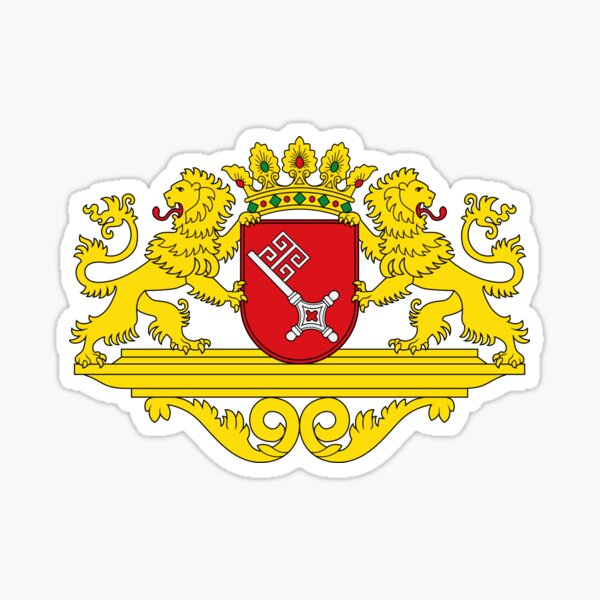 "Bremen Wappen" Sticker for Sale by Stratoguayota | Redbubble