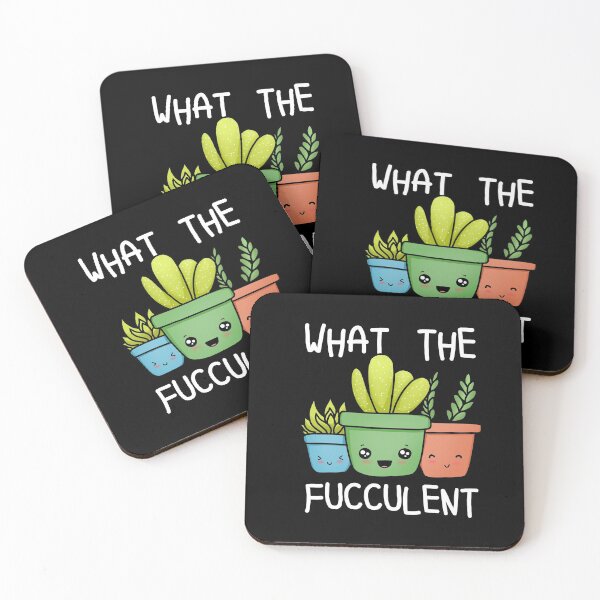 Item preview,  What the Fucculent Cute Plants designed and sold by ButterflyX.