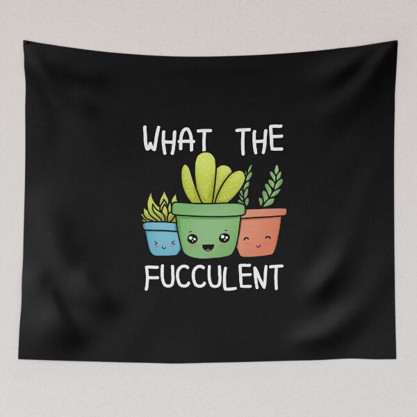 Item preview,  What the Fucculent Cute Plants designed and sold by ButterflyX.