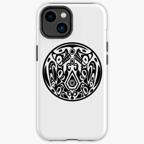 Twilight Wolf - White iPhone Case by Art & Be