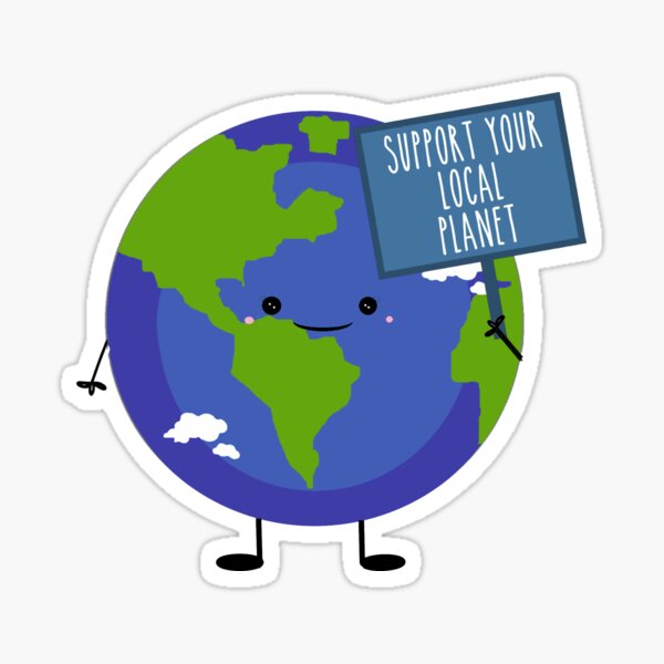 Item preview, Support your local planet designed and sold by ThePlanetShop.