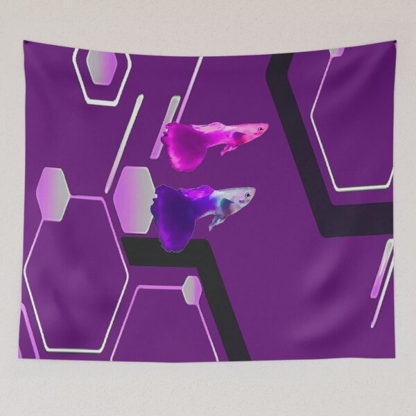 Item preview, Purple Guppy Fish designed and sold by GFishy.