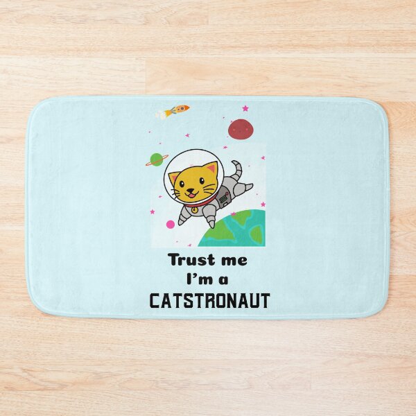 Item preview, TRUST ME I'M A CATSTRONAUT - FUNNY CAT PUN designed and sold by gaCh438.