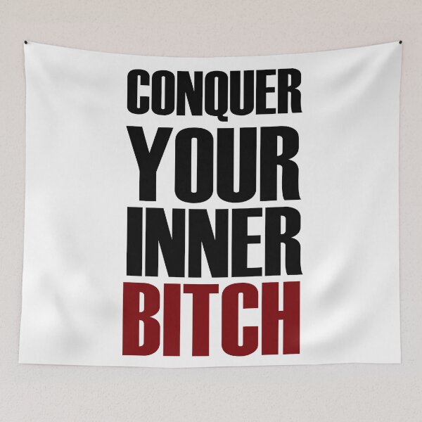 Item preview, Joe Rogan Quote - Conquer Your Inner Bitch designed and sold by AJ-DesignCo.
