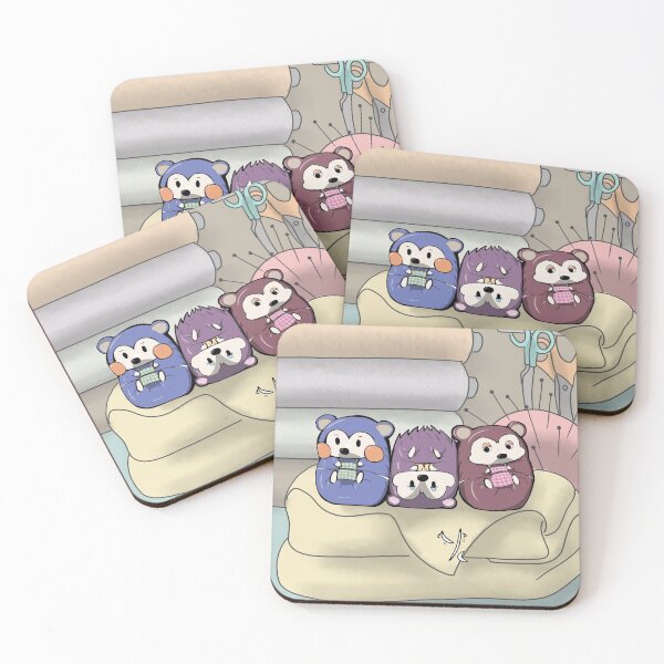 Item preview, Copie de Hedgehog sewing background animal cousette label labelle mabel maria seamstress designed and sold by Yayachaton.