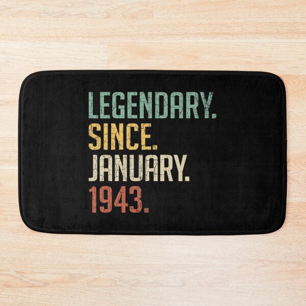 Item preview, Legendary Since January 1943 78th Birthday Gift 78 Years Old Vintage January 1943 designed and sold by Takatv.