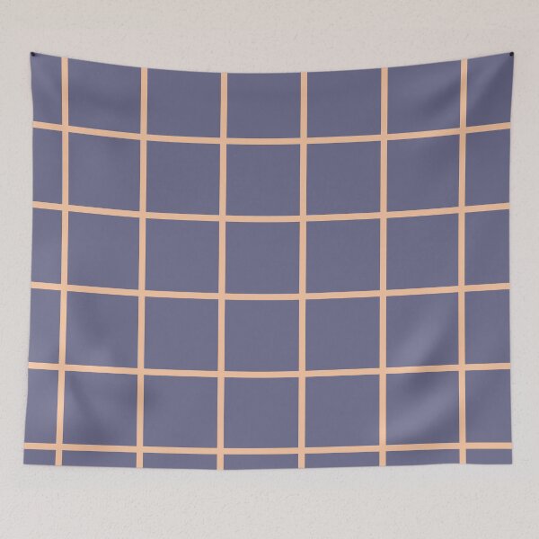 Item preview, Basic Peach Grid  designed and sold by ZANGRAM.