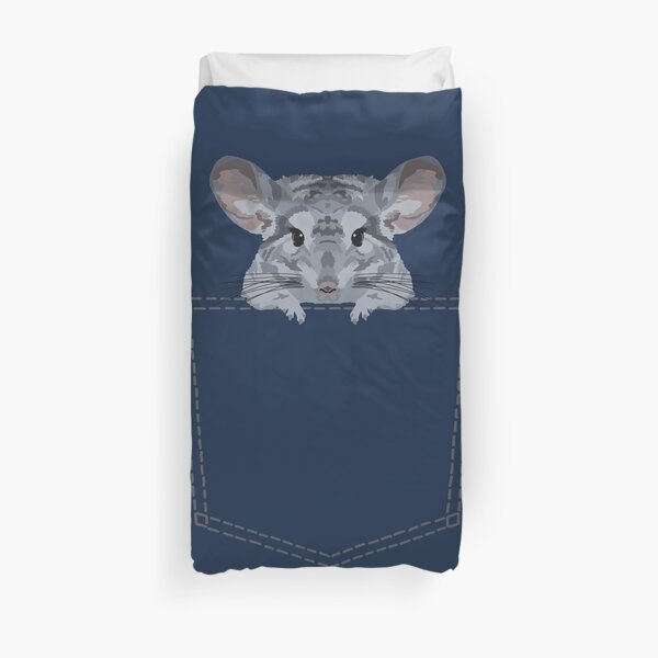 Pocket Chinchilla Duvet Cover