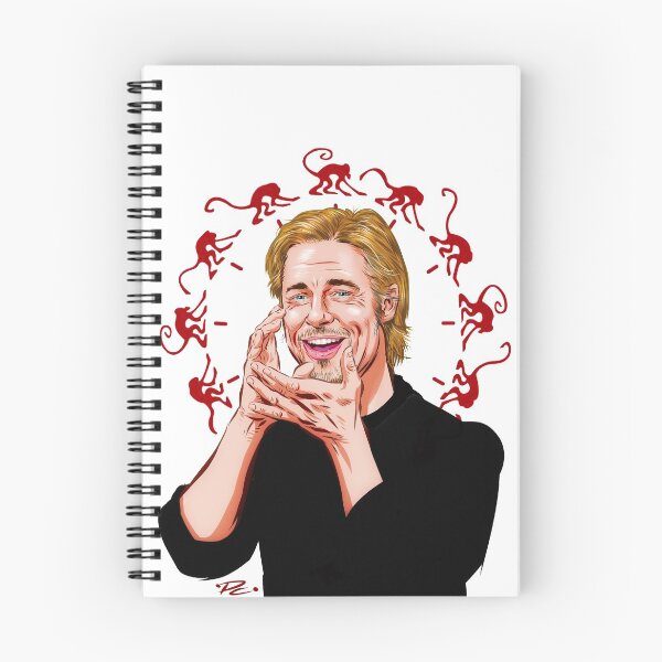 Item preview, Brad Pitt  - An illustration by Paul Cemmick designed and sold by TIGERDAVER.