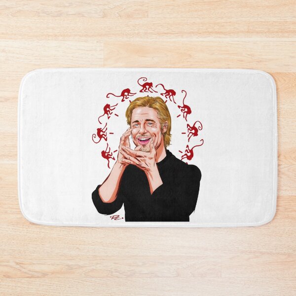 Item preview, Brad Pitt  - An illustration by Paul Cemmick designed and sold by TIGERDAVER.