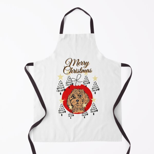 Item preview, Merry Christmas, goldendoodle designed and sold by NinaBetterNot.