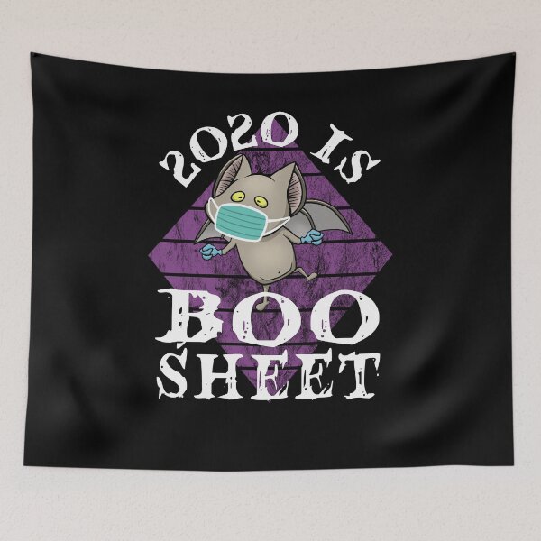 Item preview, 2020 Is Boo Sheet Funny Halloween 2020 Vampire Bat designed and sold by T-minus.