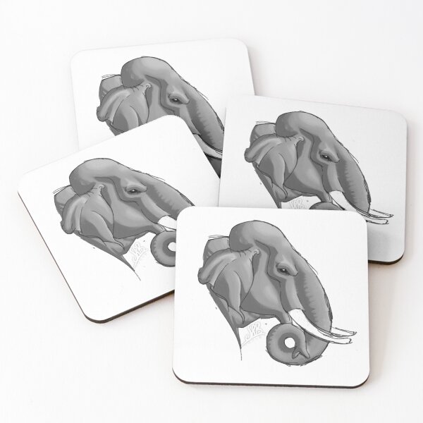 Item preview, Elephant Elephant Head Shield designed and sold by SRBartist.
