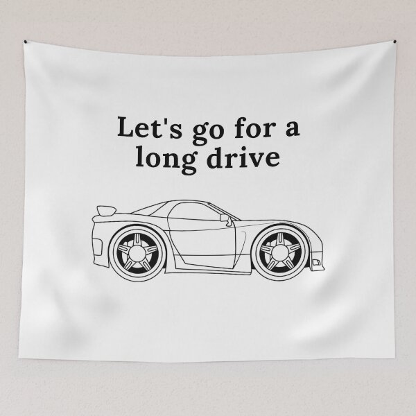 Item preview, Let's go for a long Drive designed and sold by Mywaymylife.