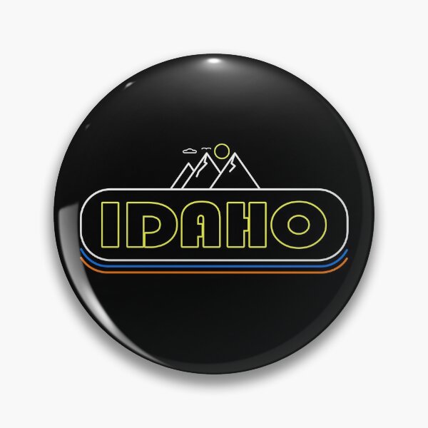 Item preview, Idaho Neon Lights - Souvenir - Gift - Hometown - Hiking - Nature designed and sold by HappyTees Lab.