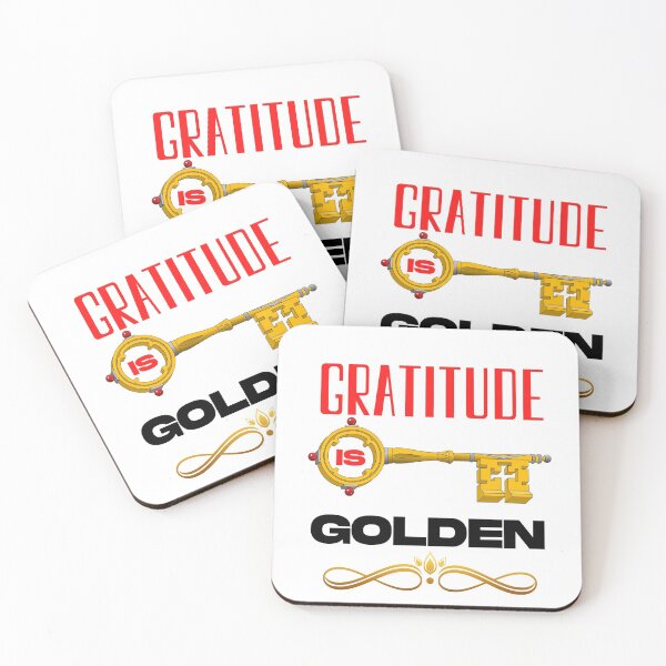 Item preview, Gratitude is Golden quote Be Grateful designed and sold by OneTimeEngineer.