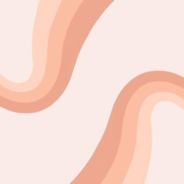 Artwork thumbnail, Groovy orange stripes by Pastel-PaletteD