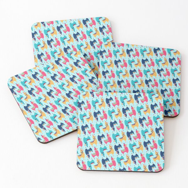 Artikelvorschau, Colorful Llama Alpaca Lama Animal Pattern entworfen und verkauft von Patterntastic.