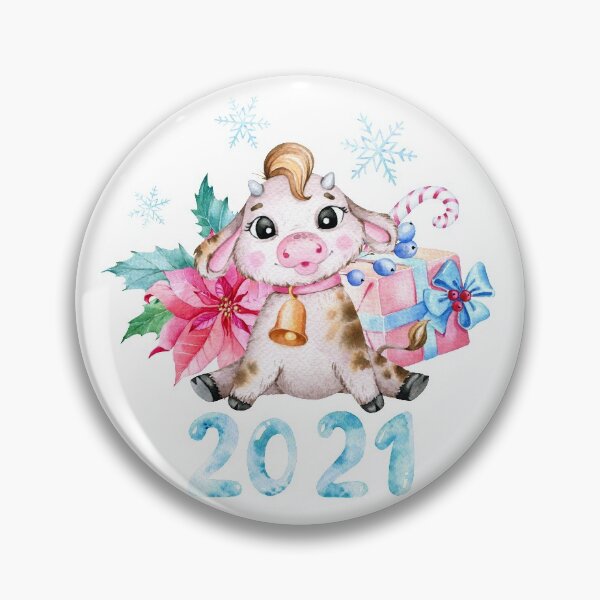 Item preview, Cute New year Ox,Bull,baby bull Edit designed and sold by SimpleWishesArt.