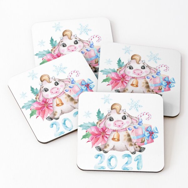 Item preview, Cute New year Ox,Bull,baby bull Edit designed and sold by SimpleWishesArt.