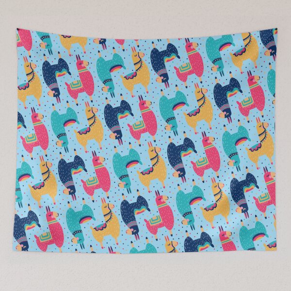Item preview, Funky Llama Alpaca Fiesta Pattern Gift designed and sold by Patterntastic.