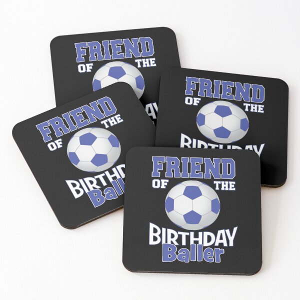 Item preview, Friend Of The Birthday Baller Soccer Lover B-day Party print designed and sold by Grabitees.