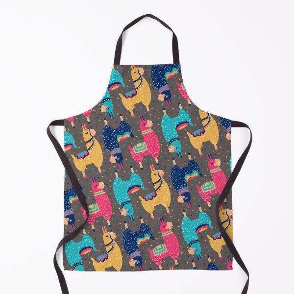 Item preview, Adorable colorful Alpaca & Lama pattern designed and sold by Patterntastic.