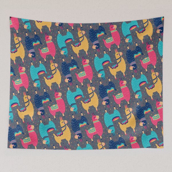 Item preview, Vibrant Lama Pattern for Llama Addicts designed and sold by Patterntastic.