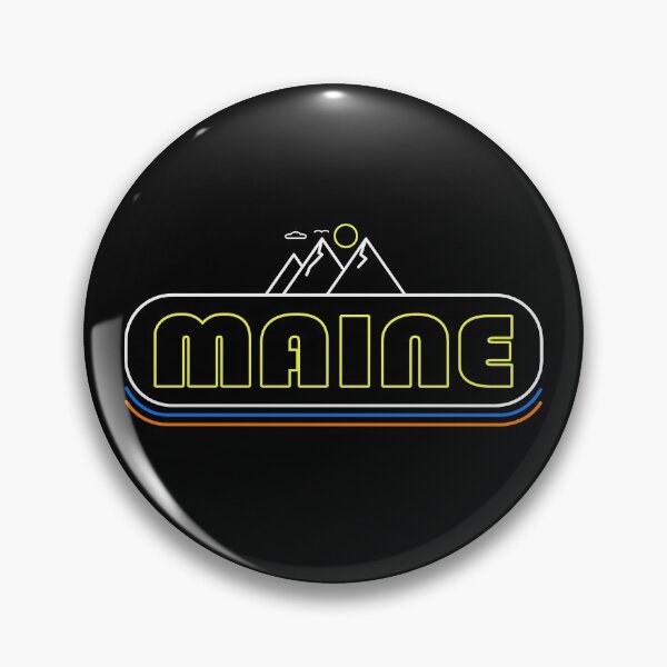 Item preview, Maine Neon Lights - Souvenir - Gift - Hometown - Hiking - Nature designed and sold by HappyTees Lab.